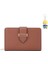 Moda Büyük Kapasiteli Fermuarlı Clutch Çanta Iki Katlı Cüzdan Cüzdan Kadın Kısa Stil (Yurt Dışından) 1