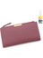 Moda Basit Bayanlar Uzun Cüzdan Büyük Kapasiteli Kart Tutucu Para Cüzdanı Clutch Fermuarlı Cüzdan (Yurt Dışından) 1