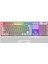 Carbon Pro Gri/Beyaz Bluetooth Klavye Kablosuz Kablo Wireless Full ŞARJLI Rgb Redswich Mekanik Klavye Oyuncu Klavye Bilek Destek 1