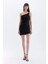 Bodycon Vücudu Saran Tek Omuzlu Kolsuz Mini Abiye Elbise D3272AXNS 4