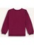 Kız Bebek Bisiklet Yaka Baskılı Kalın Sweatshirt D1539A524AU 3