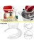 Kitchenaid 4.5-5qt Eğimli Kafa Stand Mikseri Hamur Çırpıcı ve Güvenli Uyumlu Dökme Kalkanı Ataşmanı Paslanmaz Düz Çırpıcı (Yurt Dışından) 4