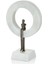 Evza beyaz dekoratif mermer halka 8*16*26 cm 1