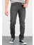 Erkek Lukas Haki Taşlamalı Slim Fit Likralı Jean Kot Pantolon Khaki 38/30 1