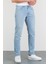 Erkek Mıchael Buz Mavi Taşlamalı Slim Fit Likralı Jean Kot Pantolon Hellblau 33/30 1