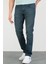 Erkek Robert Petrol Yeşili Taşlamalı Slim Fit Likralı Jean Kot Pantolon Dunkelgrün 40/32 1