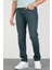 Erkek Robert Petrol Yeşili Taşlamalı Slim Fit Likralı Jean Kot Pantolon Dunkelgrün 40/32 3