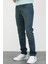Erkek Robert Petrol Yeşili Taşlamalı Slim Fit Likralı Jean Kot Pantolon Dunkelgrün 40/32 5