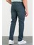 Erkek Robert Petrol Yeşili Taşlamalı Slim Fit Likralı Jean Kot Pantolon Dunkelgrün 40/32 6