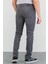 Erkek Jack Koyu Gri Taşlamalı Slim Fit Likralı Jean Kot Pantolon Dunkelgray 38/30 6
