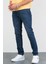 Erkek Bruce Koyu Mavi Taşlamalı Slim Fit Likralı Jean Kot Pantolon Dunkelblau 38/30 2