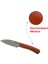 Kam B10 - 4116K Çelik - Turuncu G Micarta Kabza - Sabit Bıçak 3
