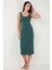 Slim Fit Kalın Askılı Midi Elbise Bayan Elbise 5866154 2