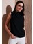 Slim Fit Dik Yaka Omuz Büzgülü Bluz Bayan Bluz 6527836 1