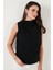 Slim Fit Dik Yaka Omuz Büzgülü Bluz Bayan Bluz 6527836 3