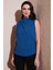 Slim Fit Dik Yaka Omuz Büzgülü Bluz Bayan Bluz 6527836 2