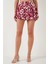 Desenli Slim Fit Mini Şort Etek Bayan Şort Etek 5869020 2