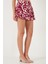 Desenli Slim Fit Mini Şort Etek Bayan Şort Etek 5869020 3