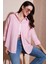 Regular Fit Uzun Kollu Cepli Çizgili Gömlek Kadın Gömlek 6772895 1