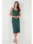 Slim Fit Kalın Askılı Midi Elbise Bayan Elbise 5866154 5