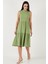 Regular Fit Kolsuz Midi Elbise Bayan Elbise 5869008 2