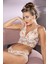 Dantel Li Kaplı Desteksiz Bralet Slip Külot Takım (BRF32031) 1