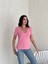 V Yaka Basic Kadın T-Shirt 1