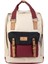 Macaroon Large Reborn Iıı Serisi Krem x Bordo Unisex Sırt Çantası 1