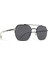 Arlo 002 51-19 Unisex Güneş Gözlüğü – Siyah Titanyum Çerçeve, Füme Polarize Cam 1