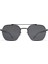 Arlo 002 51-19 Unisex Güneş Gözlüğü – Siyah Titanyum Çerçeve, Füme Polarize Cam 2