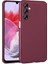 Samsung Galaxy M34 5g Kılıf Kamera Korumalı Mat Premium Silikon-Mürdüm + Nano Ekran Koruyucu 1