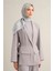 Desenli Saf İpek Twill Eşarp 9352- 04 2