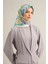 Çiçek Desenli Saf İpek Twill Eşarp 9342 80 2