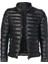 Erkek Siyah Slim Fit Içi Kalın Kürklü Su Itici Şişme Deri Ceket & Mont 1