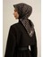 Obje Desenli Saf İpek Twill Eşarp 9326 58 2