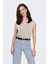 Kadın Onlhannah V Yaka Kısa Kollu T-Shirt 15326642 Taş 1