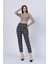 Trend Önü Pensli Zr Model Ekose Pantolon 30102 1