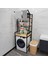 Çamaşır Makinası Dolabı- Banyo Dolabı- Toparlayıcı Mobilya Banyo Rafı Çamaşır Makinası Üstü Düzenleyici Havluluk Banyo Dolabı 3