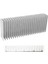 15CM x 6cm x 2.5cm Alüminyum Metal Soğutucu Blok Radyatör Peltier Isı Düşürücü Amfi LED Entegre 3