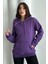 Kadın Kapüşonlu Oversize Sweatshirt 1