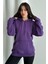 Kadın Kapüşonlu Oversize Sweatshirt 2
