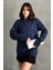 Kadın Kapüşonlu Oversize Sweatshirt 2