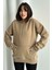 Kadın Kapüşonlu Oversize Sweatshirt 3