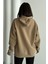 Kadın Kapüşonlu Oversize Sweatshirt 4