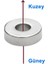 4 Adet 10MM x 3mm Yuvarlak 3mm Havşa Delikli Mıknatıs Disk Neodyum Buzdolabı Ofis Yazı Not Tahtası 3