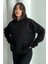 Kadın Kapüşonlu Oversize Sweatshirt 1