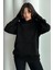 Kadın Kapüşonlu Oversize Sweatshirt 3