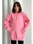 Kadın Kapüşonlu Oversize Sweatshirt 1