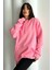 Kadın Kapüşonlu Oversize Sweatshirt 2