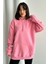 Kadın Kapüşonlu Oversize Sweatshirt 3